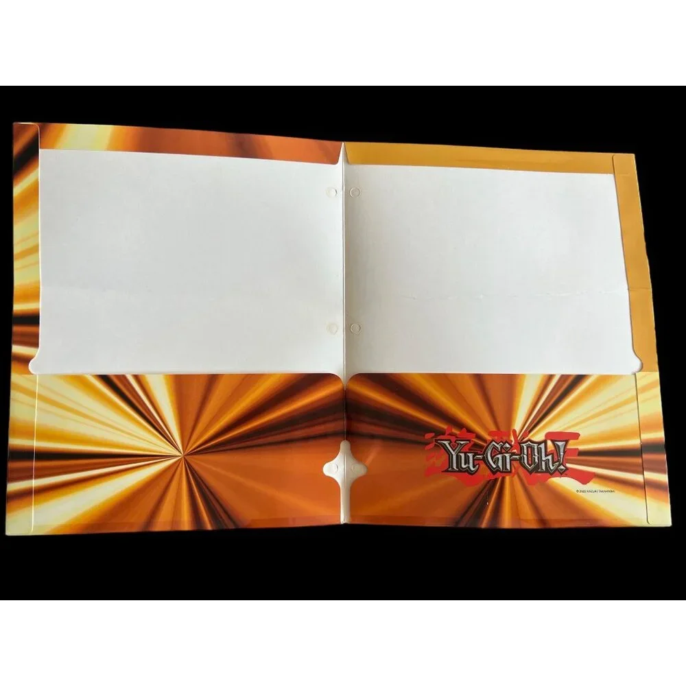 2002 Yu-Gi-Oh Paper Folder,‎ Y2K Toys & Shows School Supplies Collectibles
